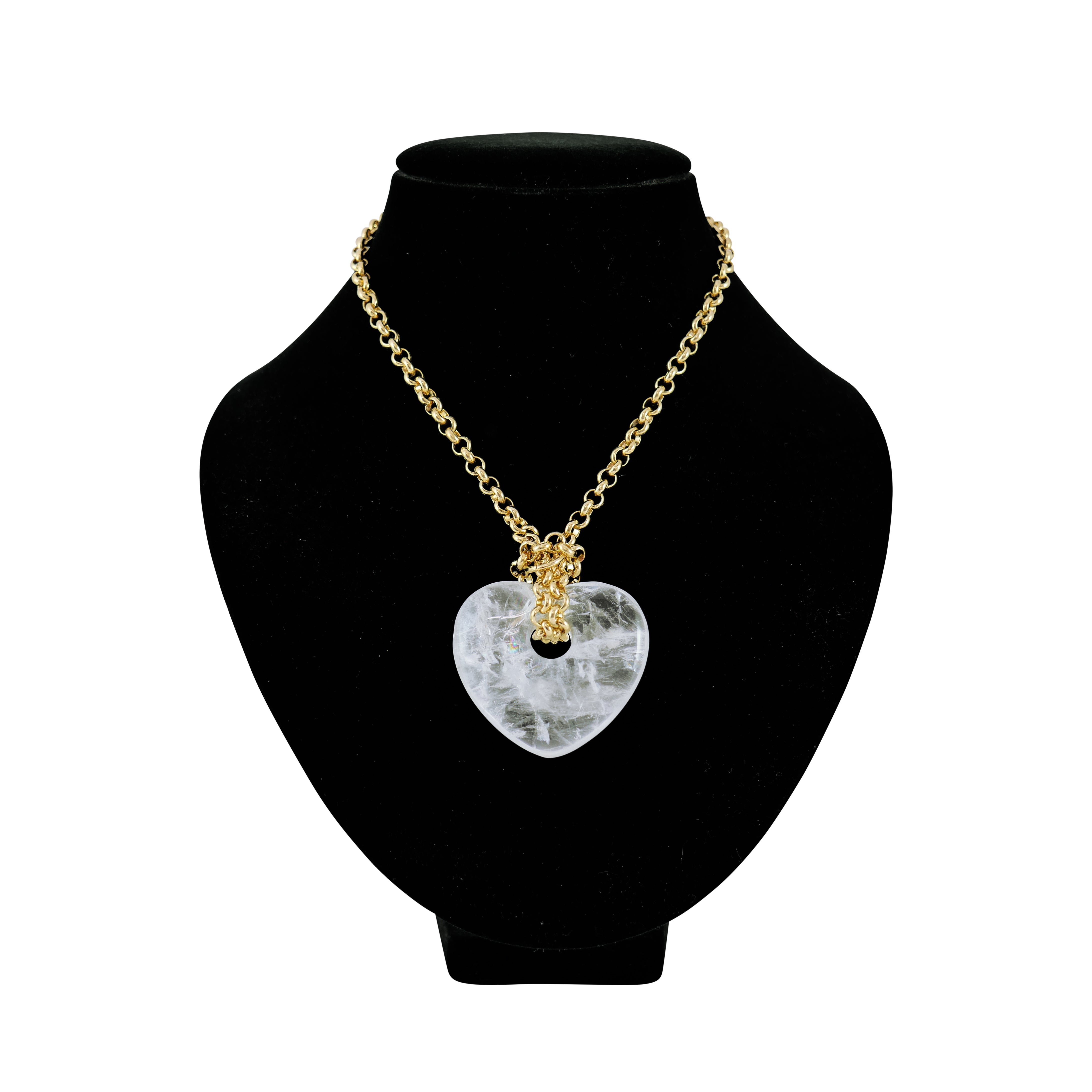 Collier Coeur cristal