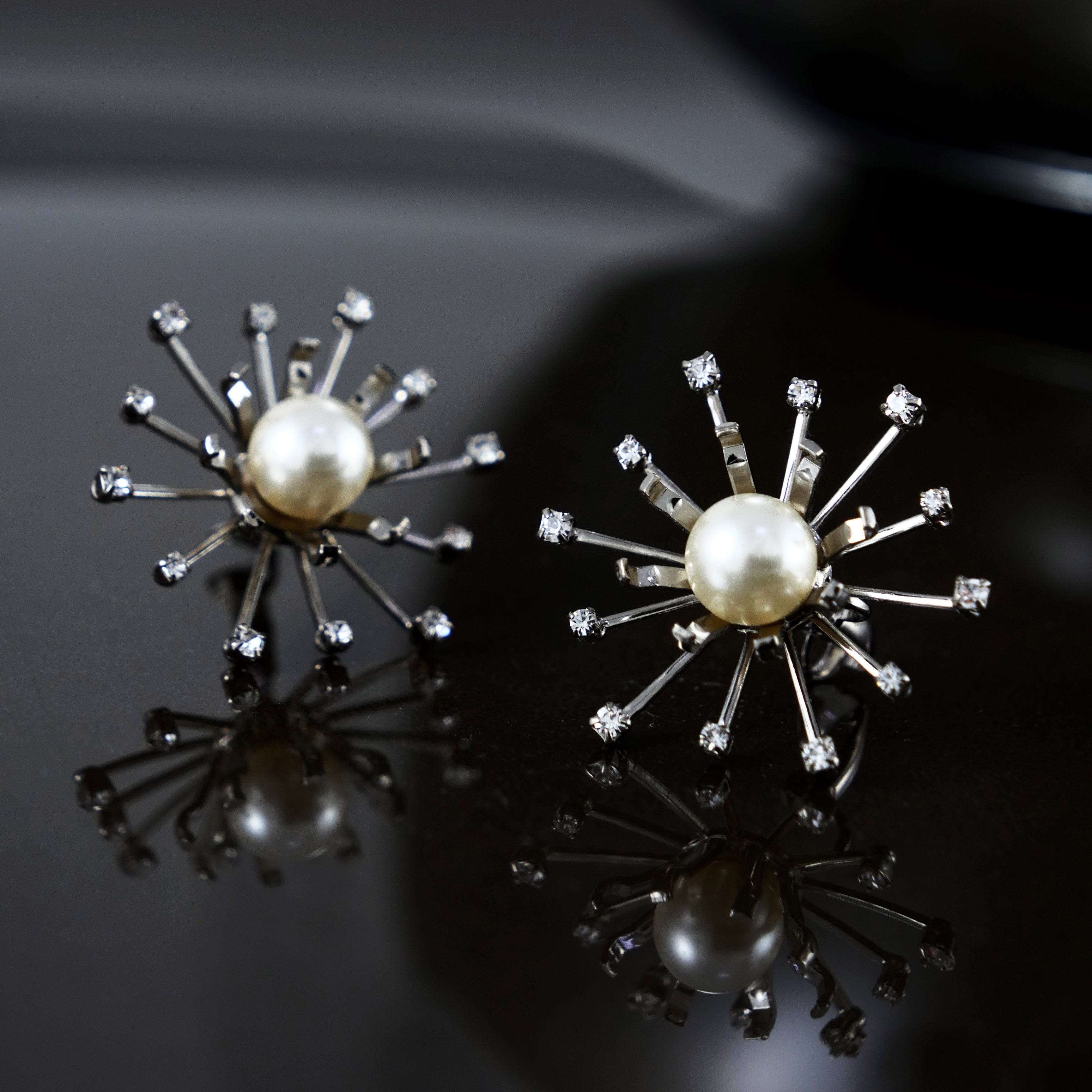 Small Boucles d'oreilles chrysanthemum