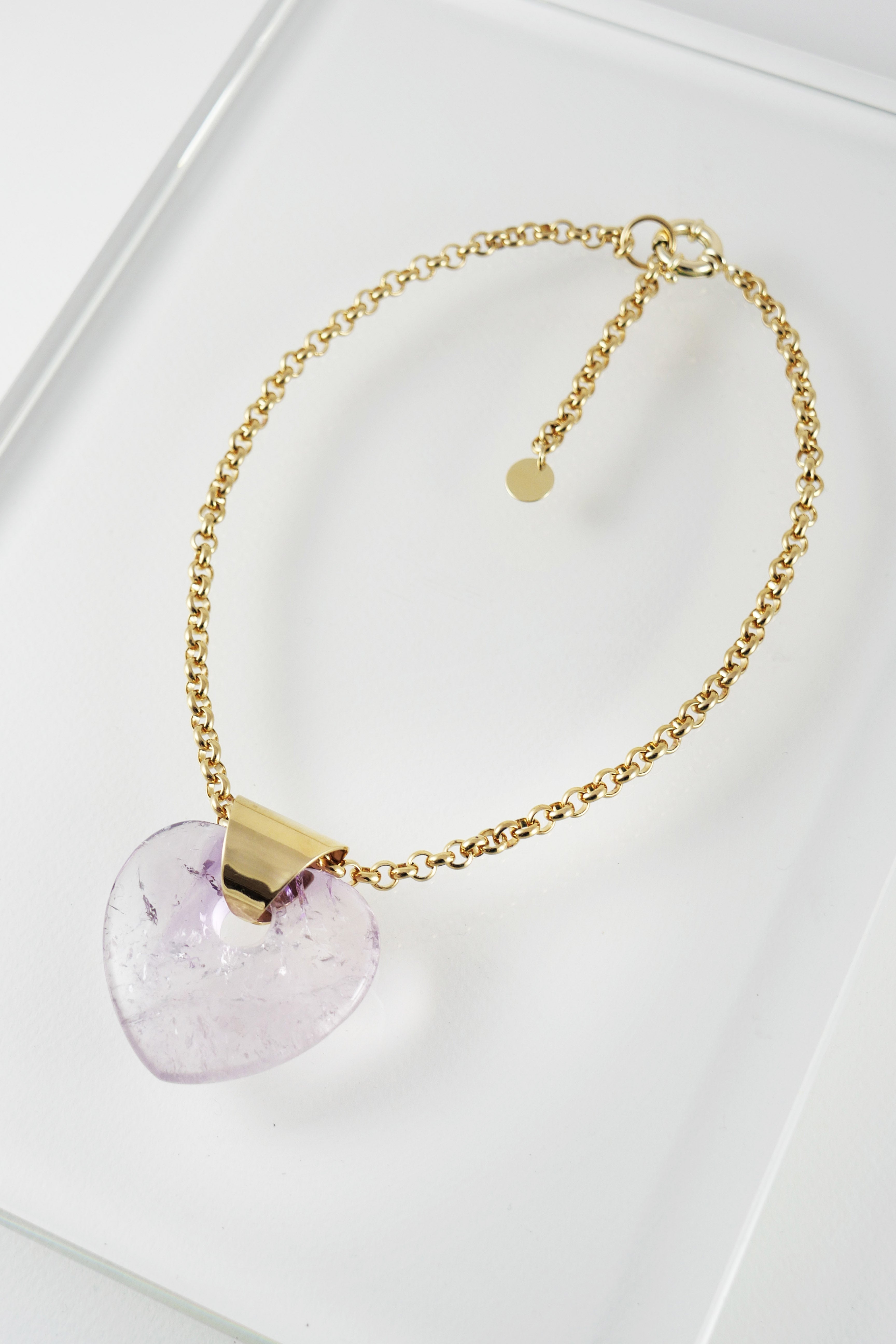 Collier Coeur cristal