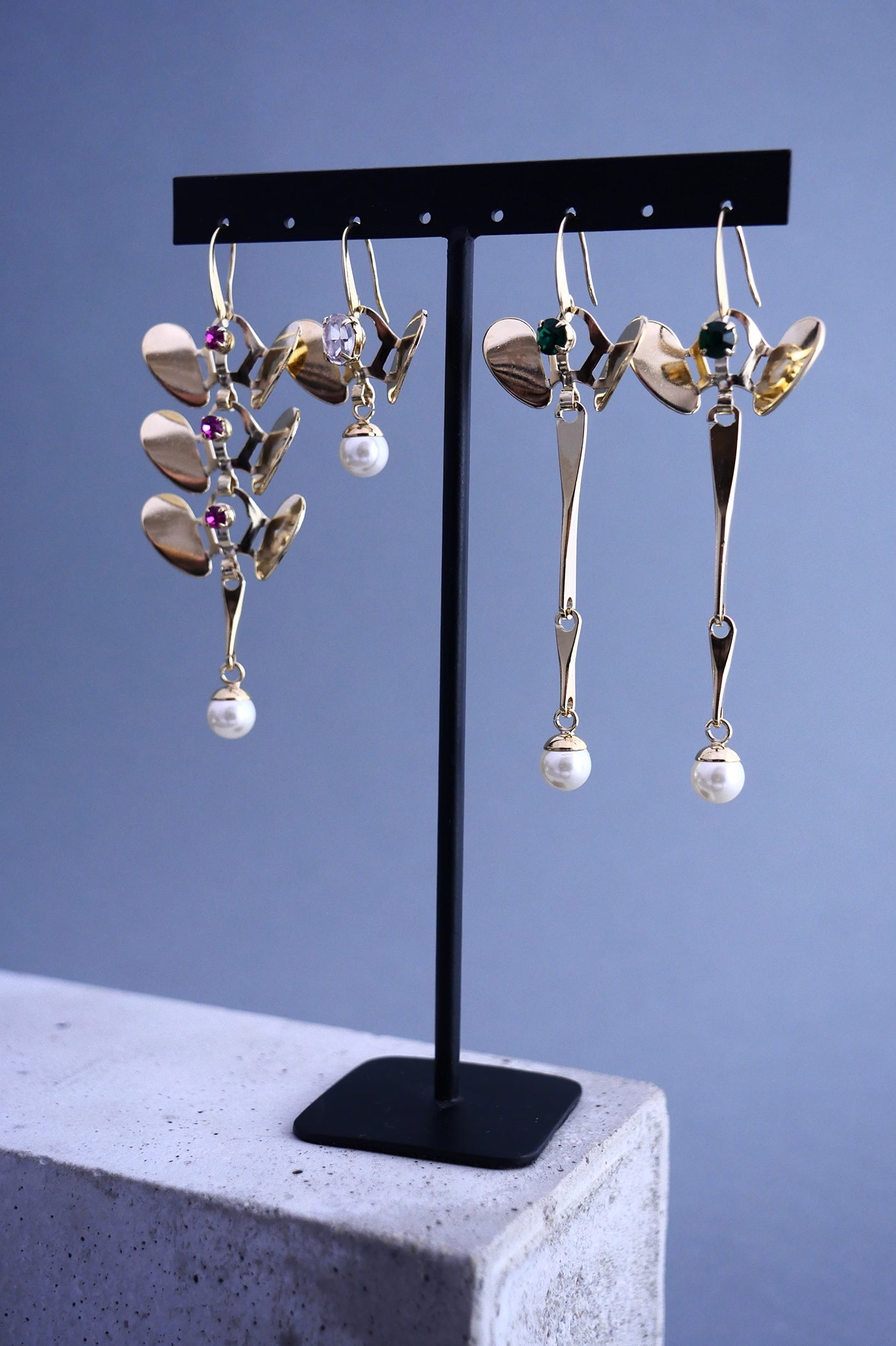 Boucles d’oreilles Orchidées #2 BIS